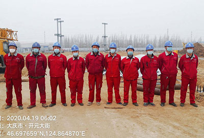 抗疫克難，凝心聚力——工地上的早會(huì)！  